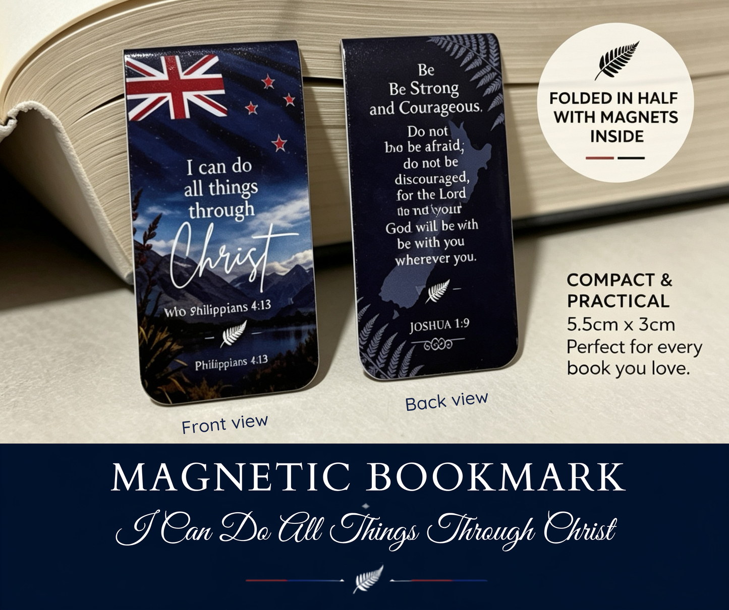 Faith & Aotearoa Collection - Magnetic Bookmark