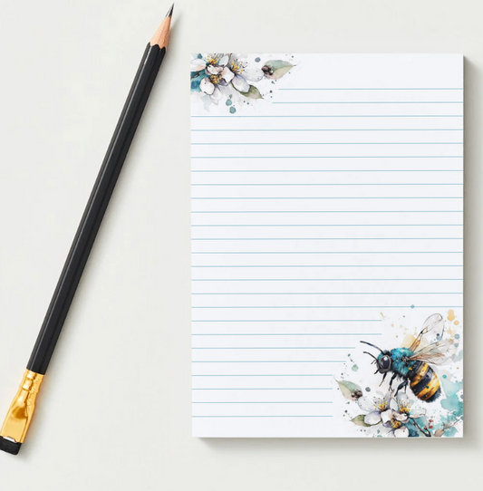 Bee & Blossom Letter Writing Pad