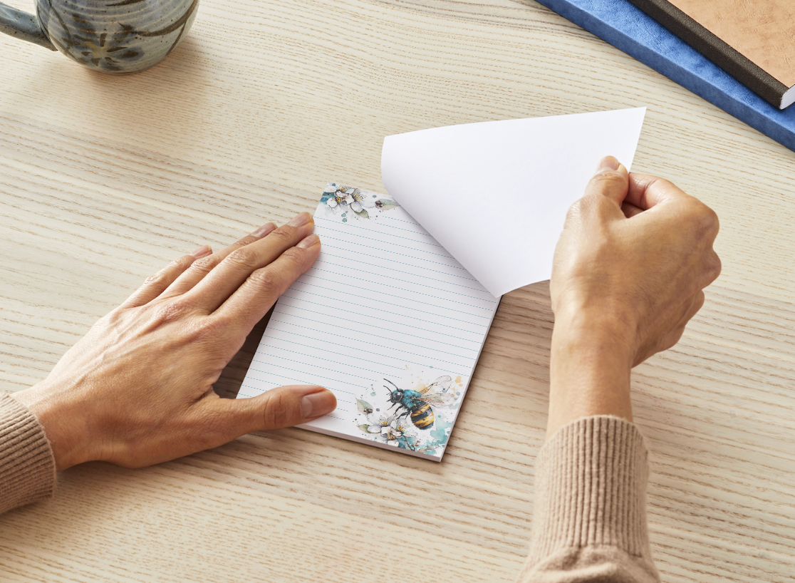 Bee & Blossom Letter Writing Pad