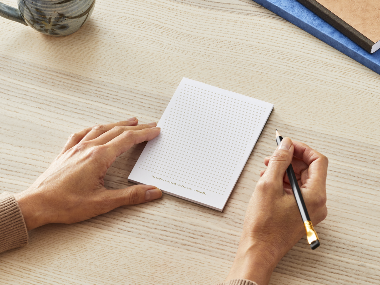 Grace Notes A5 Letter Writing Pad – 50 Sheets, Single-Sided, Scripture-Inspired