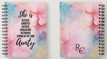 She Is....A5 Spiral Bound Personalised Notebook