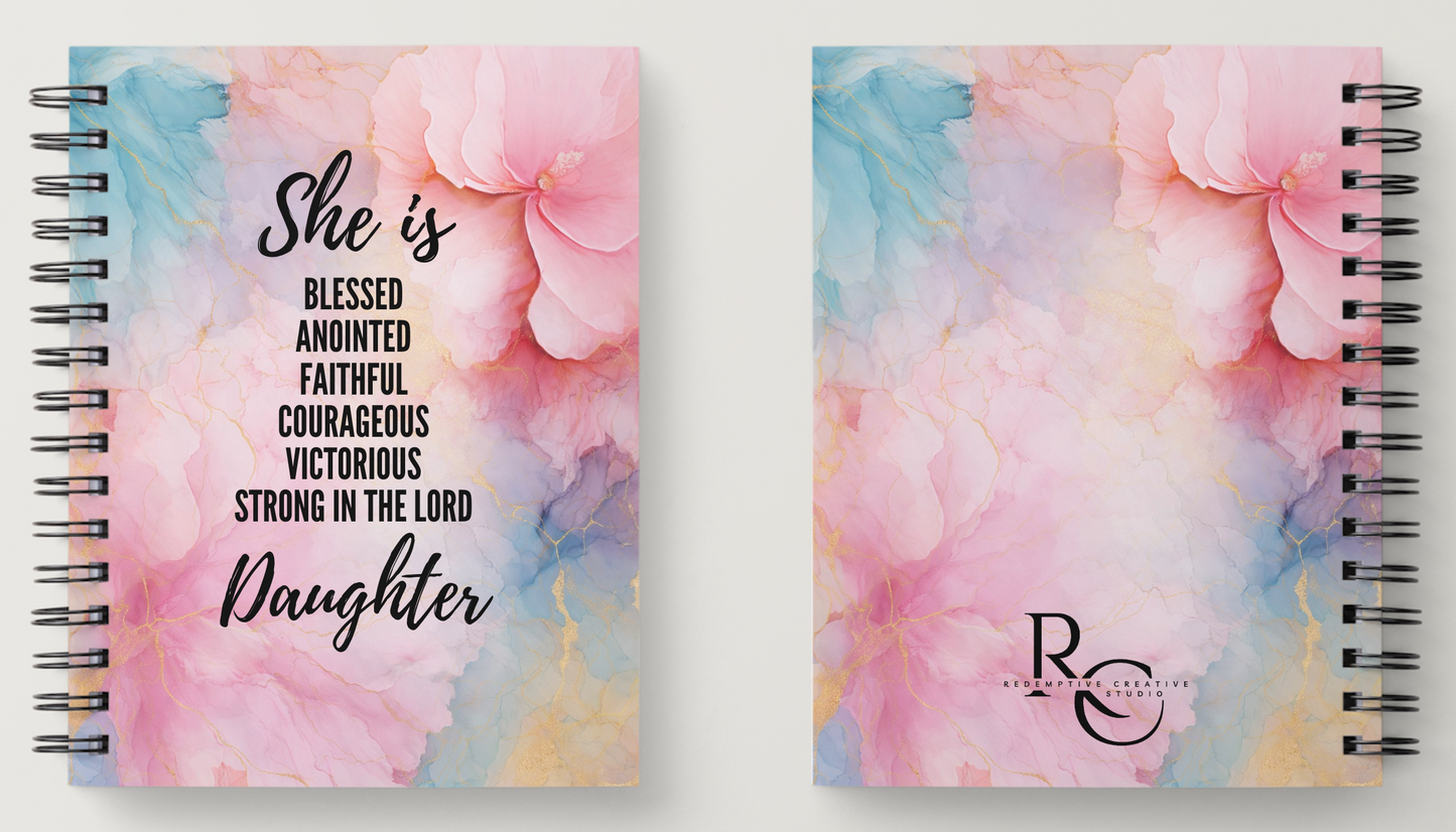 She Is....A5 Spiral Bound Personalised Notebook