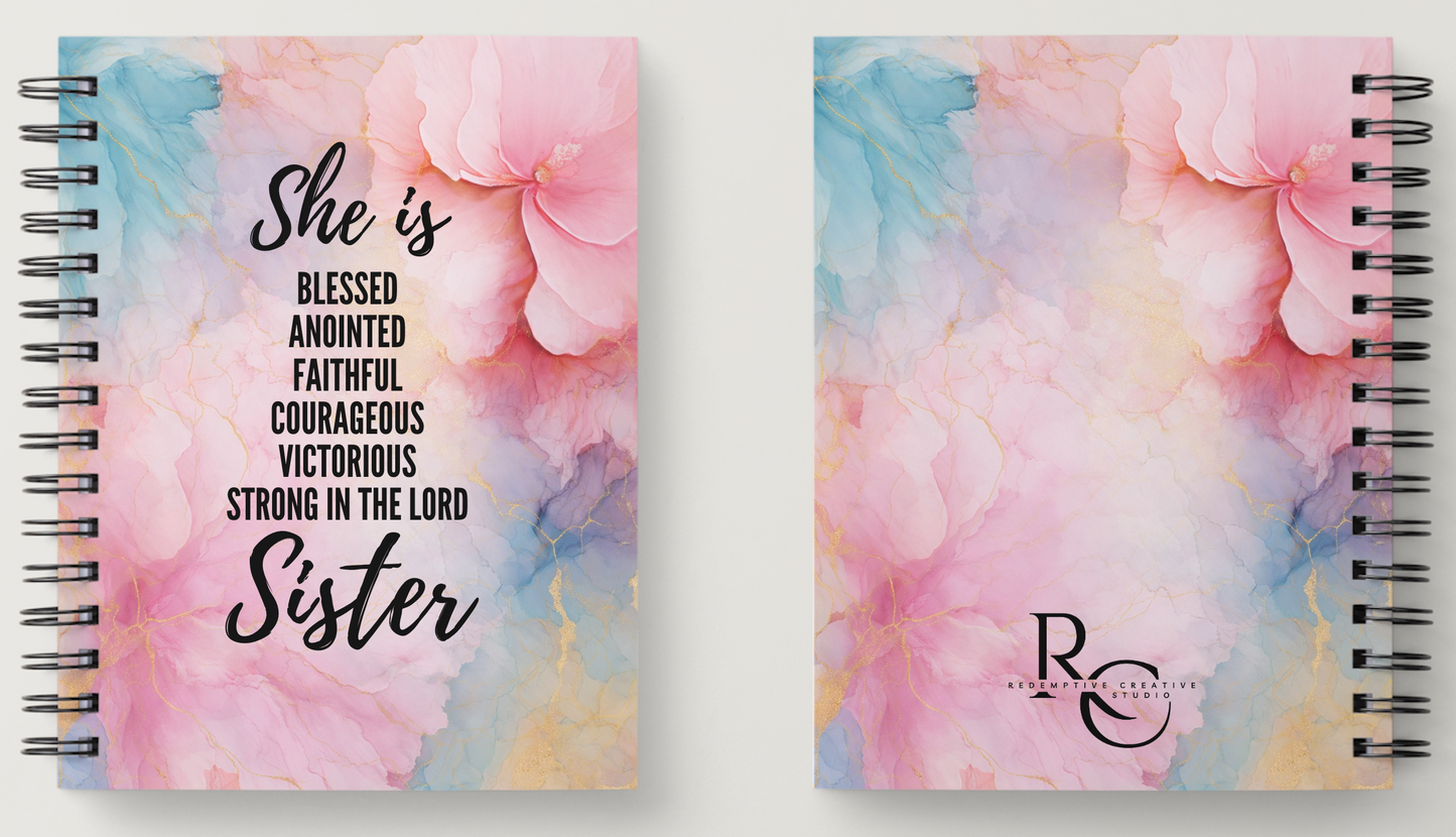 She Is....A5 Spiral Bound Personalised Notebook