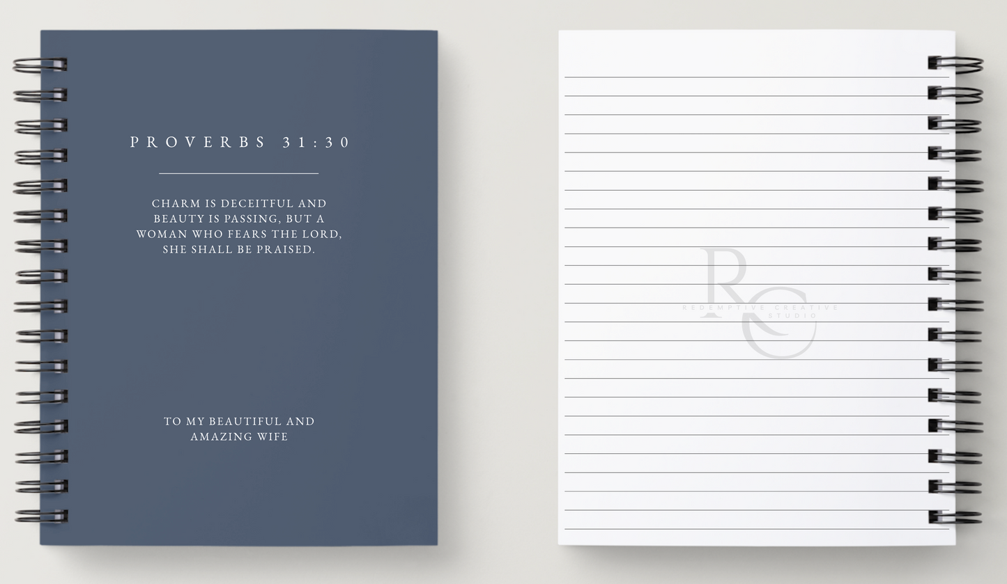 A5 Personalised Christian Notebook
