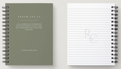 A5 Personalised Christian Notebook