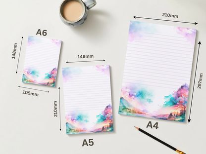 Mountain & Sea Notepad