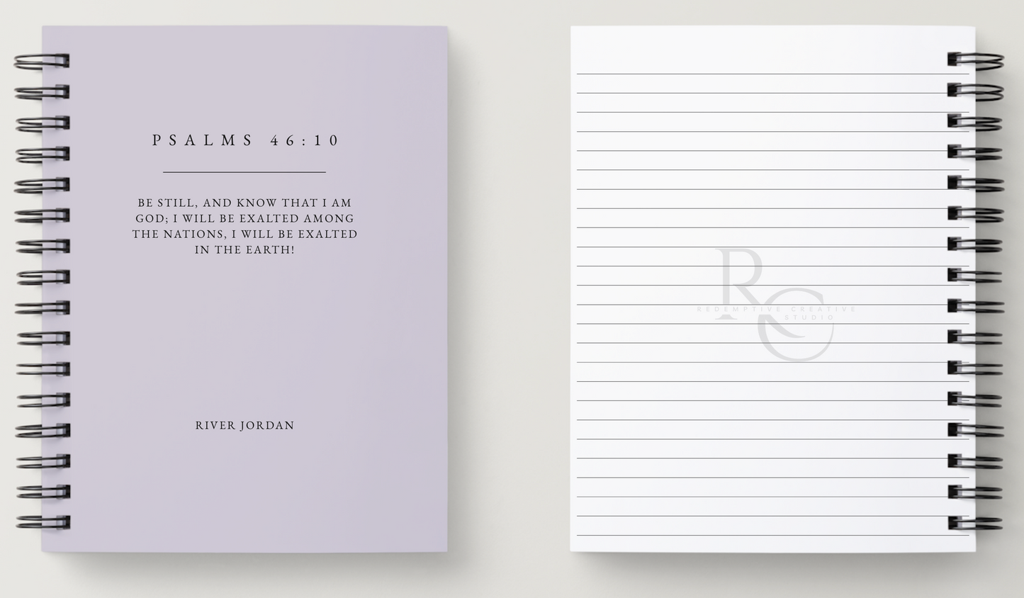 A5 Personalised Christian Notebook