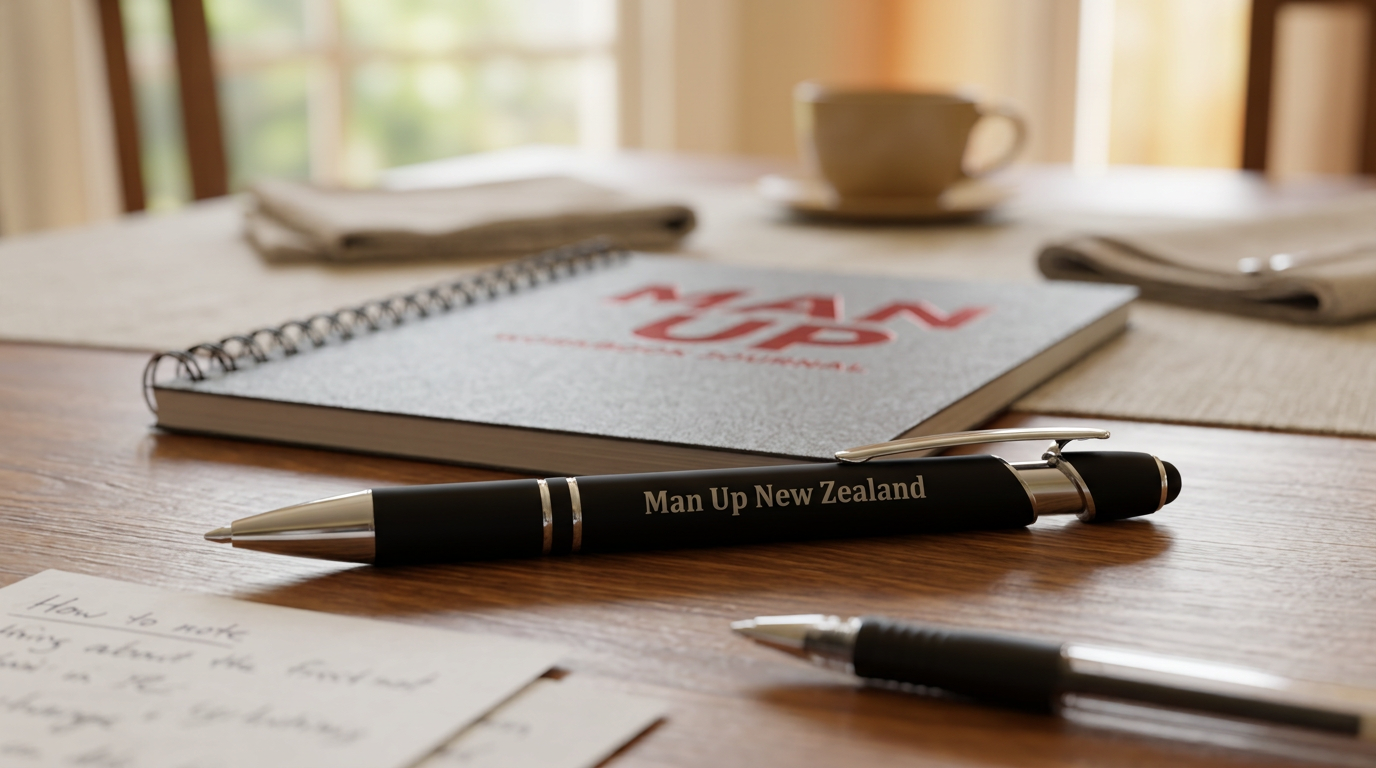 Man Up New Zealand Black Stylus Metal Pen