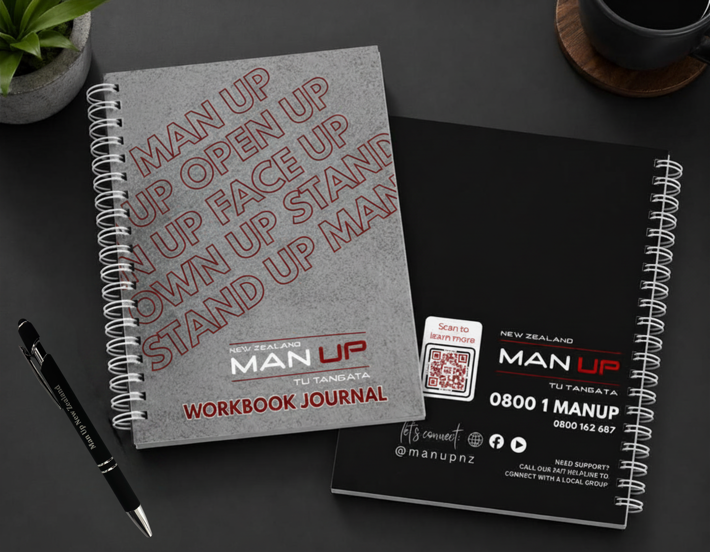 Man Up Australia Workbook Journal