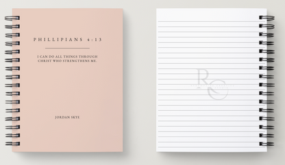 A5 Personalised Christian Notebook