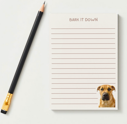 Personalised Dog Notepad