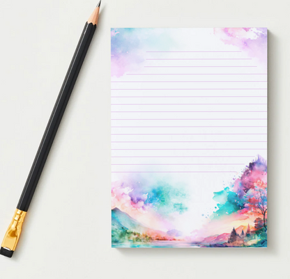 Mountain & Sea Notepad