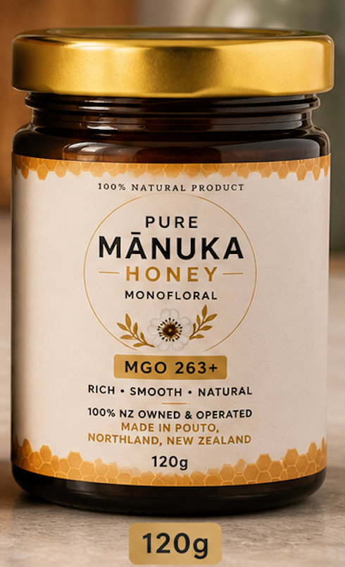 Pure Raw Manuka Honey – 120g & 500g