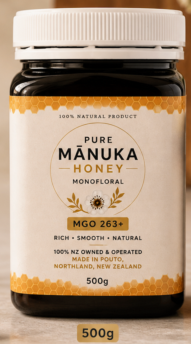 Pure Raw Manuka Honey – 120g & 500g