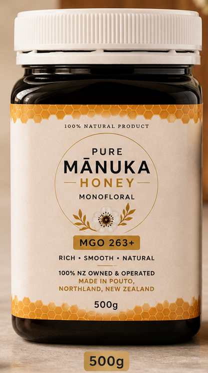 Pure Raw Manuka Honey – 120g & 500g